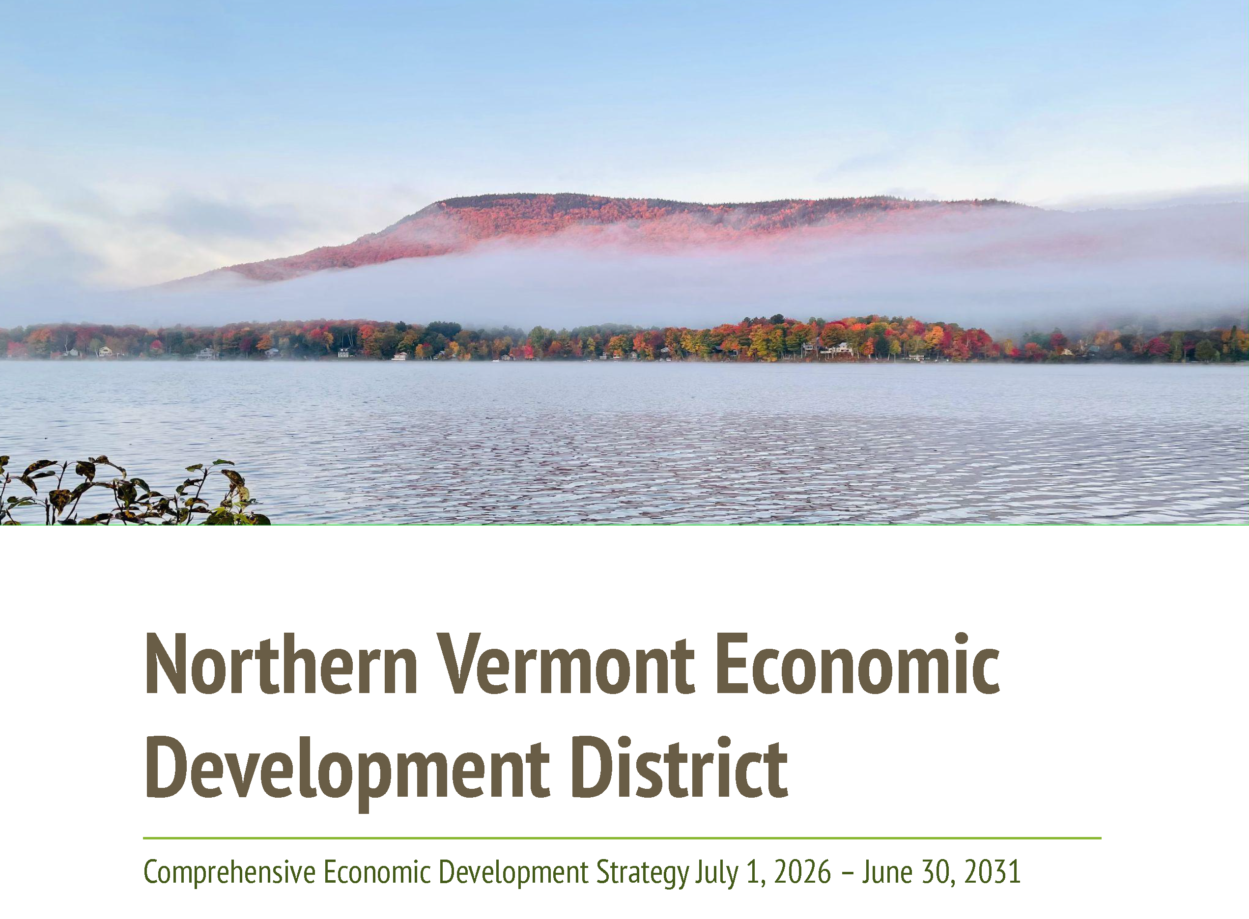 Cover Image of the NVEDD Comprehensive Economic Development Strategy